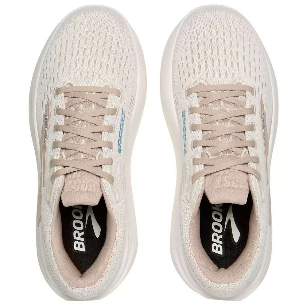Brooks Ghost Max 3 Womens 11 Wide Running Coconut Chateau Grey Blue 1203951D092 - Picture 3 of 3